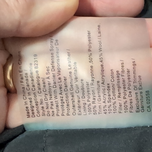 Danier Leather Men's jacket with thinsulate size Medium - Picture 12 of 16